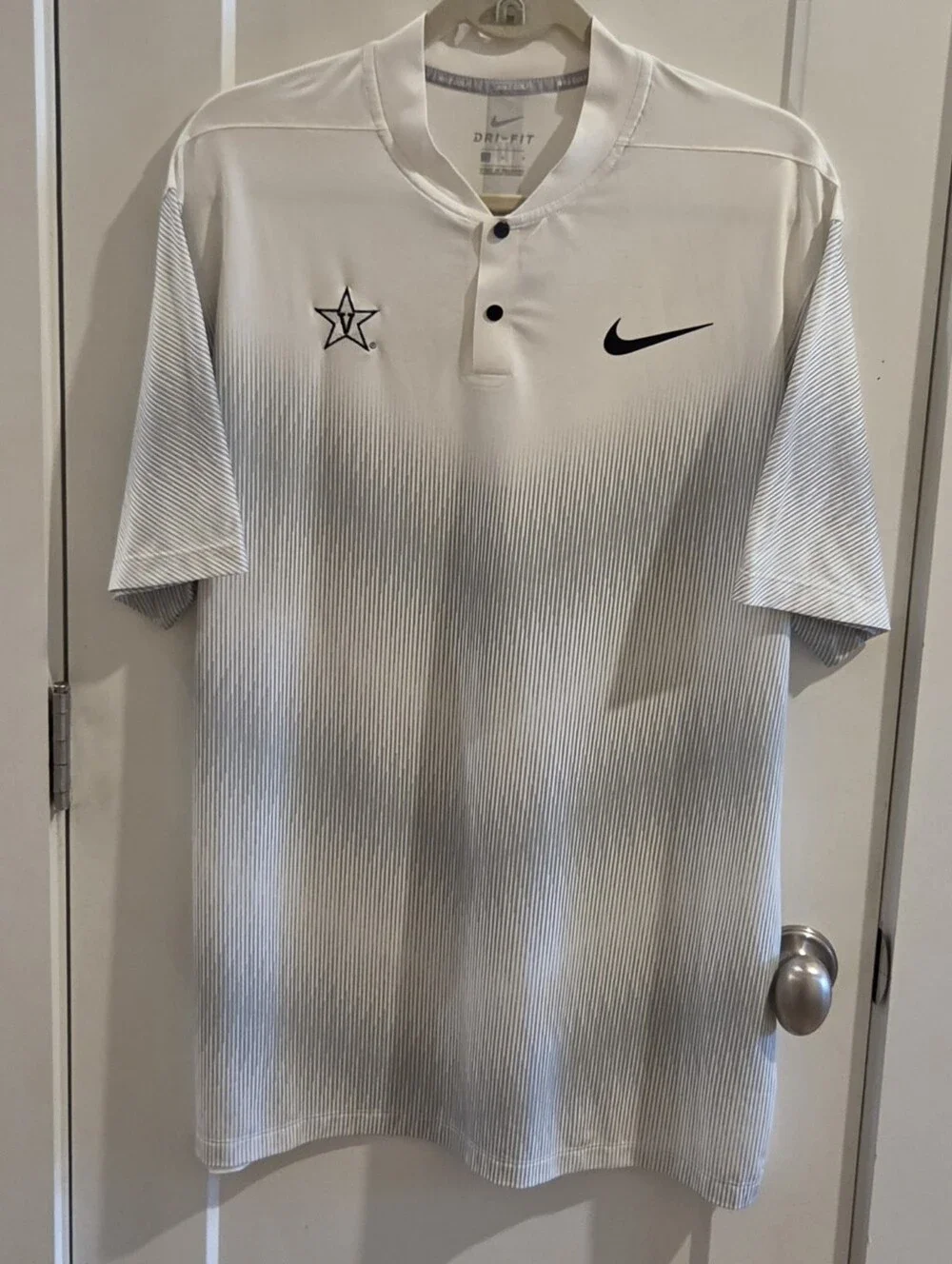 Nike Tiger Woods Blade Collar Golf Polo Shirt Vanderbilt University - Large